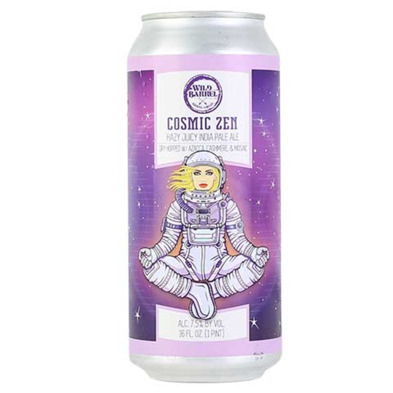 Wild Barrel Cosmic Zen Hazy IPA 16OZ SINGLE CAN