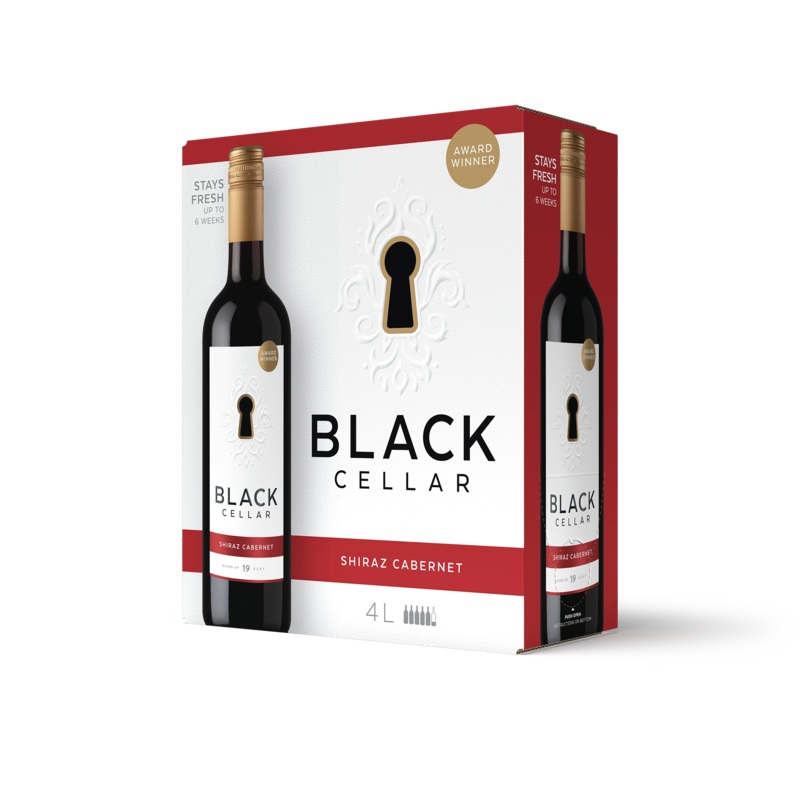 BLACK CELLAR SHIRAZ CABERNET SAUVIGNON 4L @ Southgate [1040913] 4000 ml