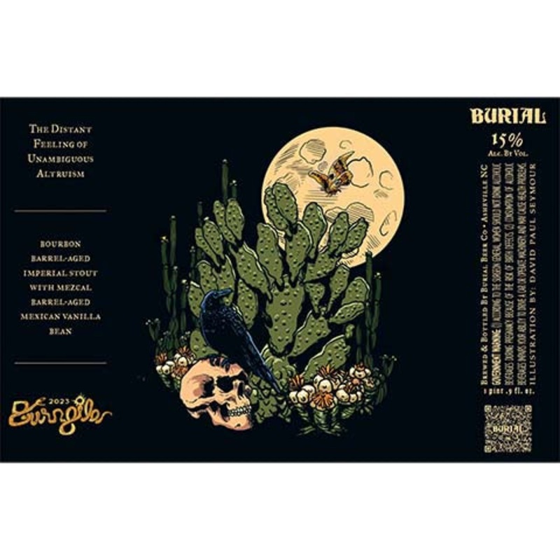 Burial The Distant Feeling Of Unambiguous Altruism Imperial Stout 500ML SINGLE BTL