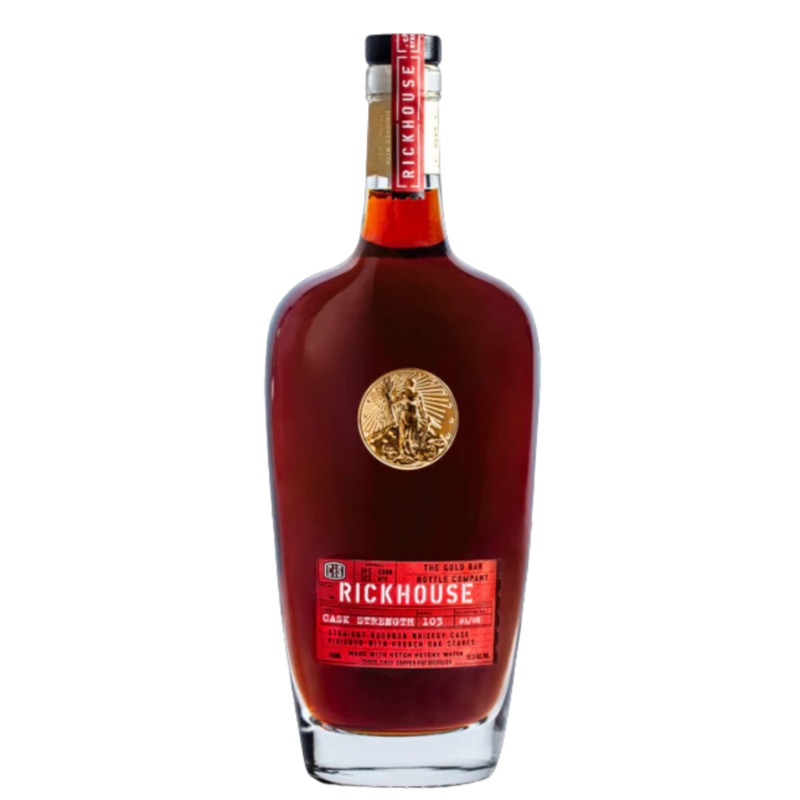 Gold Bar Rickhouse Cask Strength Bourbon Whiskey