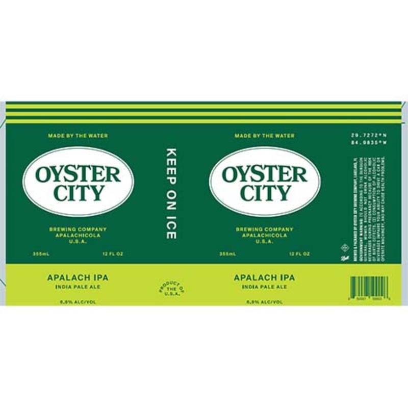 Oyster City Apalach IPA 12OZ SINGLE CAN