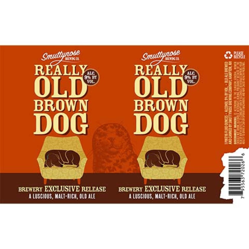 Smuttynose Really Old Brown Dog 16OZ SINGLE CAN
