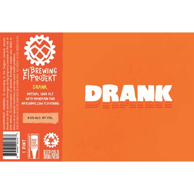 The Brewing Projekt Drank Imperial Sour Ale 16OZ SINGLE CAN