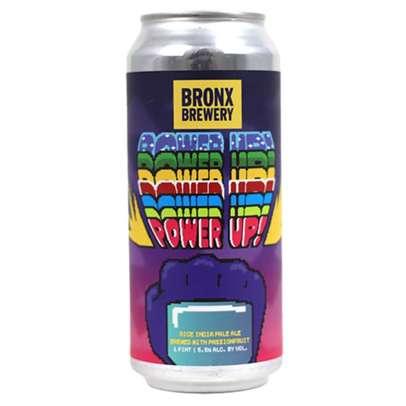 Bronx Power Up Rice IPA 16OZ SINGLE CAN
