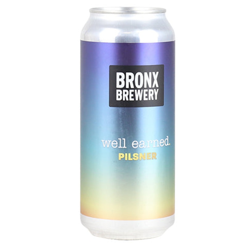 Bronx Well Earned Pilsner 16OZ SINGLE CAN
