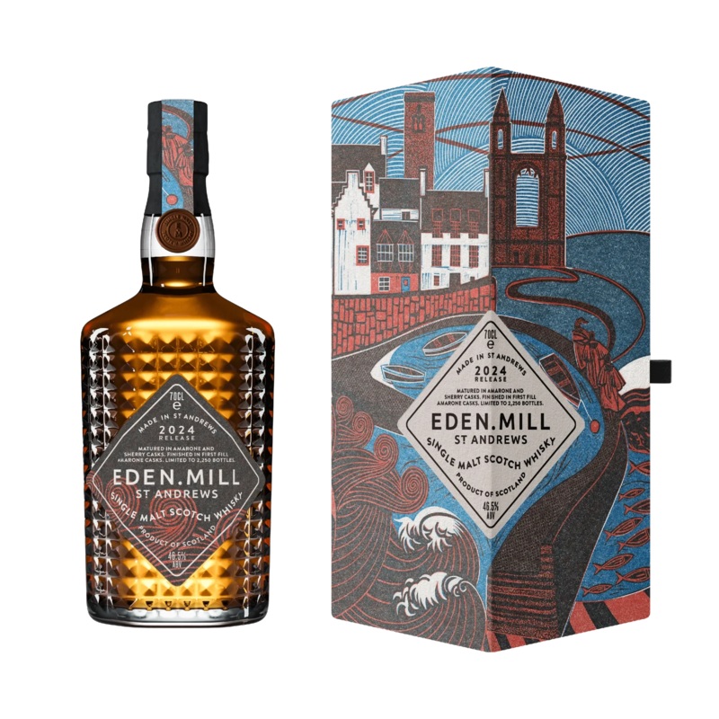 Eden Mill The Art of St Andrews 2024 Release Matured in Amarone Sherry Casks