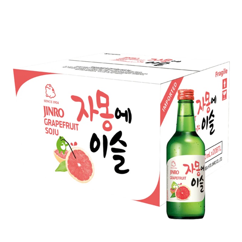 Jinro Chamisul Grapefruit Soju 360ml x20 (Case)