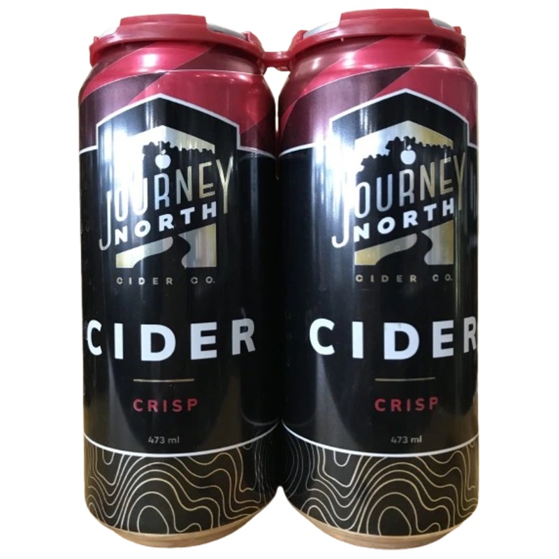 JOURNEY NORTH CRISP APPLE CIDER 473ML 4PK CAN @ Sage Hill [1030605] 1892 ml