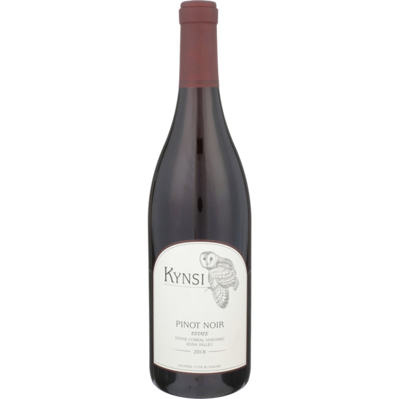 KYNSI PINOT NOIR ESTATE STONE CORRAL VINEYARD EDNA VALLEY 2018 750ML 750ML