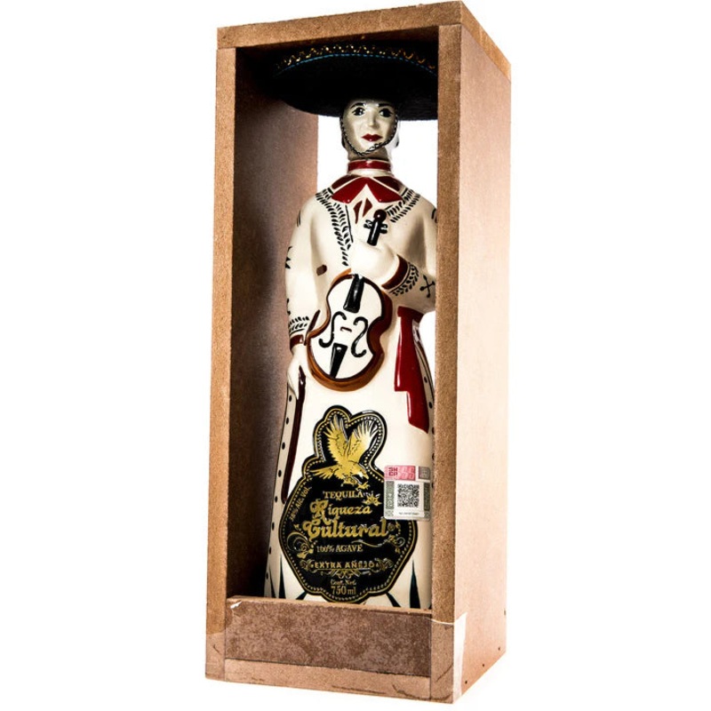 Riqueza Cultural Anejo Charro Ceramica Tequila 750mL
