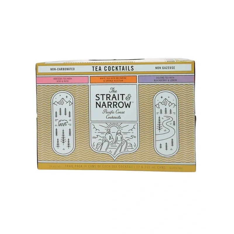 STRAIT & NARROW TRAIL PACK CRAFTED TEA MIX 355ML 12PK CAN @ Lethbridge [1051621] 4260 ml