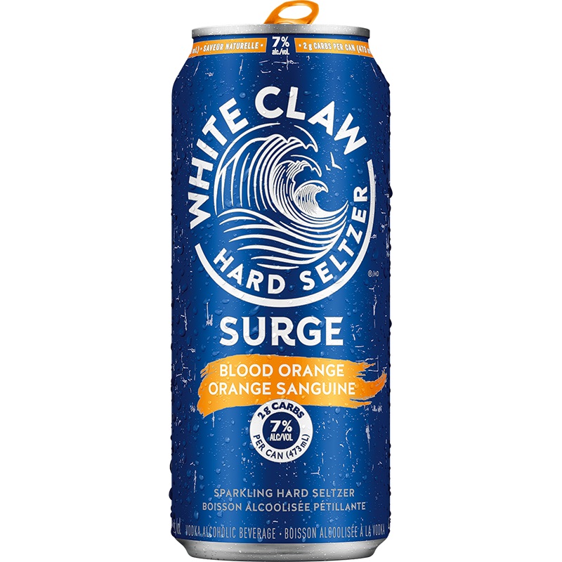 WHITE CLAW HARD SELTZER SURGE BLOOD ORANGE 473ML CAN @ Red Deer [1045530] 473 ml