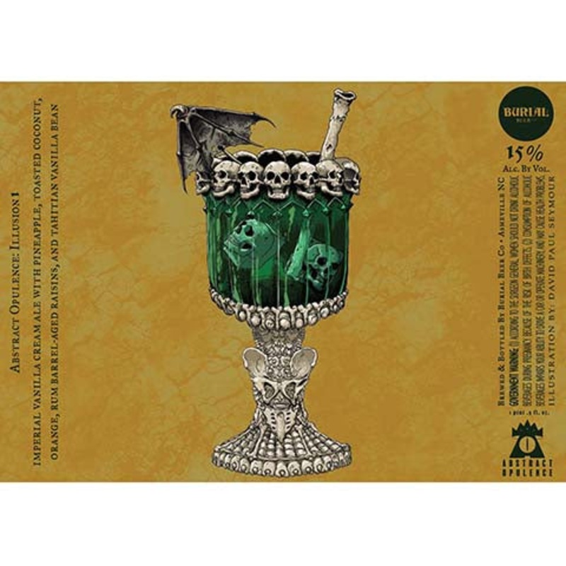 Burial Abstract Opulence: Illusion Imperial Cream Ale 500ML BTL