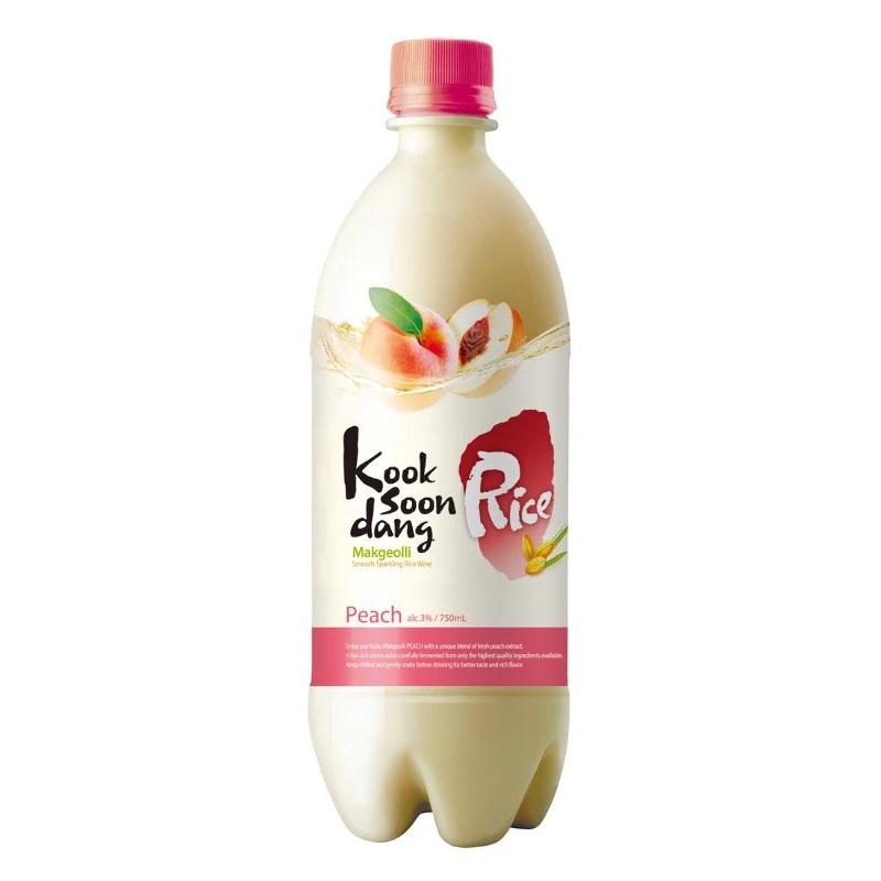 KOOKSOONDANG PEACH RICE MAKGEOLLI 750ML @ Township [1020729] 750 ml