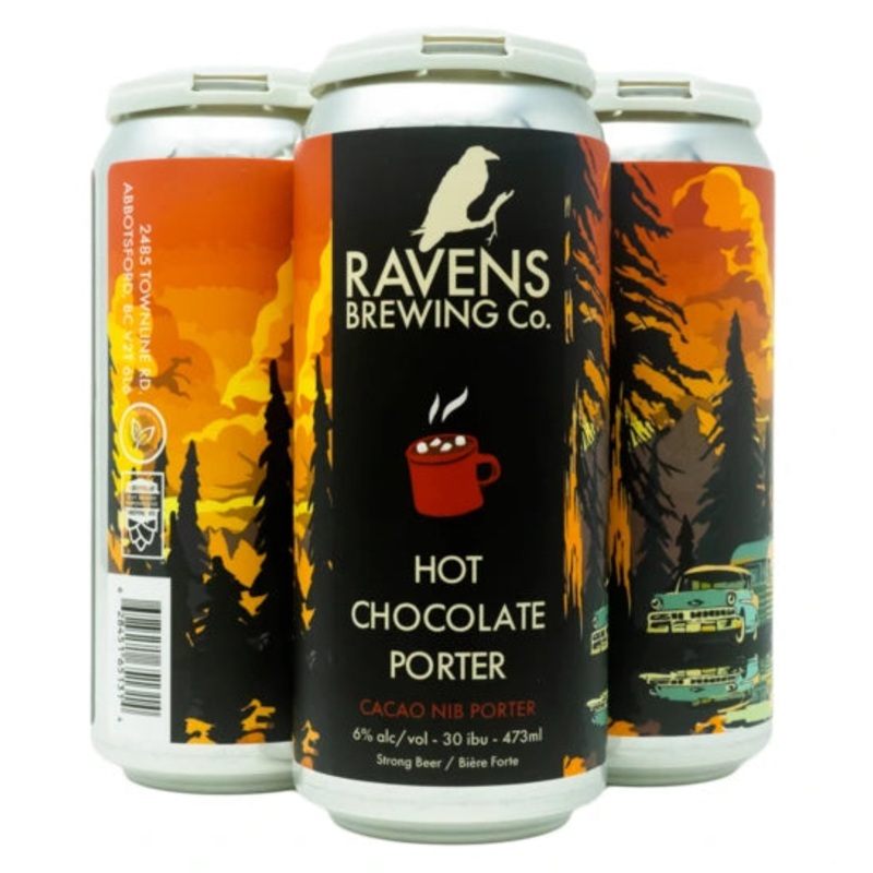 RAVENS HOT CHOCOLATE PORTER 473ML 4PK CAN @ Township [1029755] 1892 ml