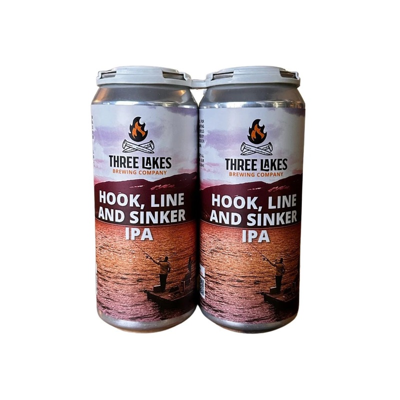 THREE LAKES HOOK LINE & SINKER IPA 473ML 4PK CAN @ Kelowna [1055827] 1892 ml