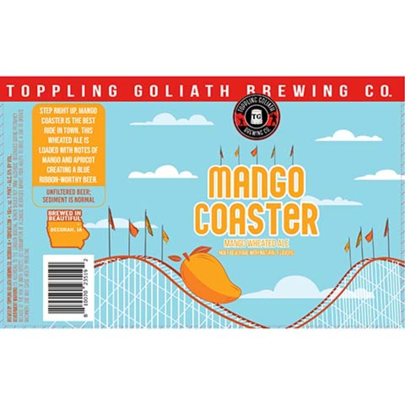 Toppling Goliath Mango Coaster Wheated Ale 16OZ SINGLE CAN