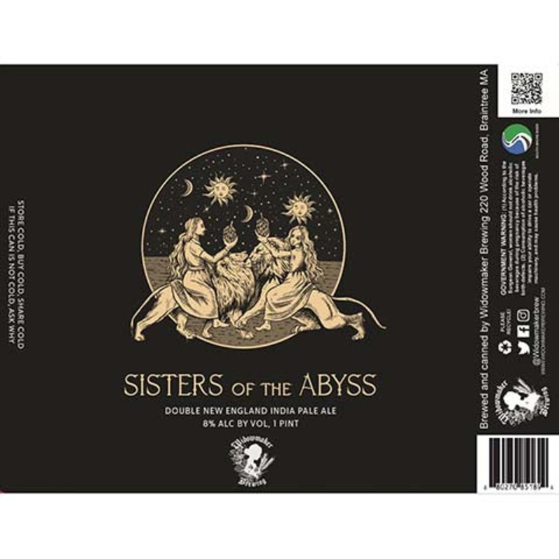 Widowmaker Sisters Of The Abyss Double New England IPA 16OZ SINGLE CAN