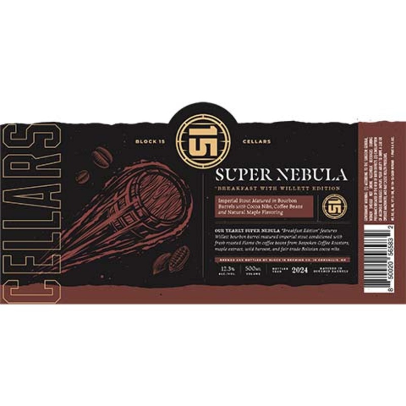Block 15 Super Nebula Breakfast with Willet Imperial Stout 500ML BTL