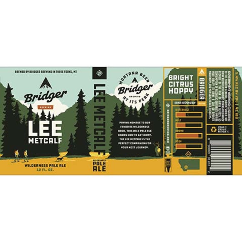 Bridger Lee Metcalf Wilderness Pale Ale 12OZ SINGLE CAN