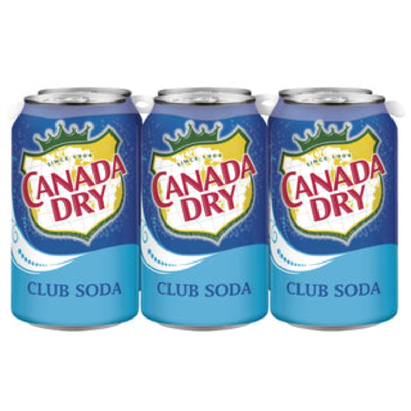 CANADA DRY CLUB SODA 222ML 6PK CAN @ Deerfoot City [1004039] 1332 ml