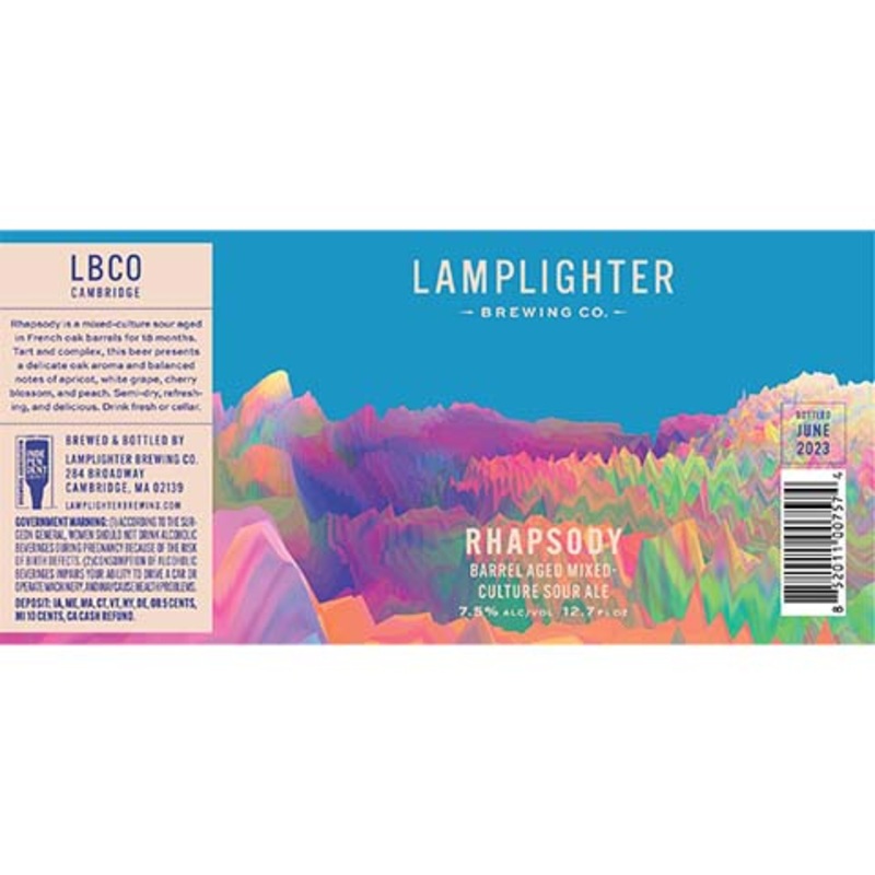 Lamplighter Rhapsody Sour Ale 375ML BTL