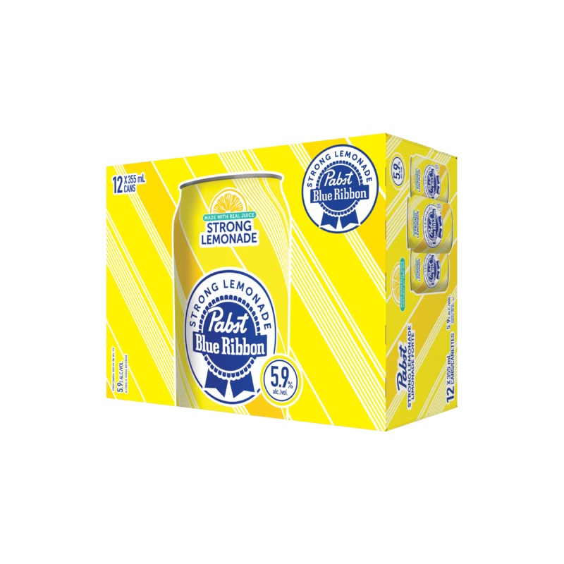 PABST BLUE RIBBON STRONG LEMONADE 355ML 12PK CAN @ Signal Hill [1056078] 4260 ml