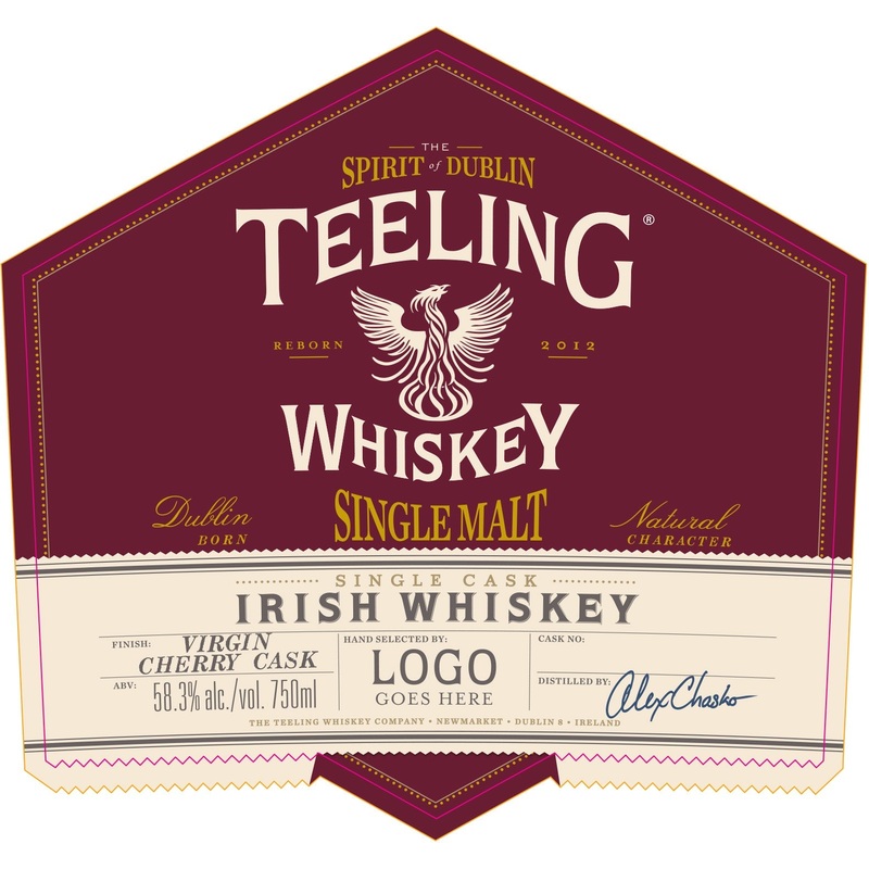 Teeling Single Cask Virgin Cherry Cask Irish Whiskey 750ml