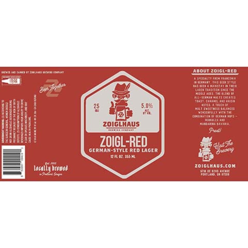 Zoiglhaus Zoigl-Red Lager 12OZ SINGLE CAN