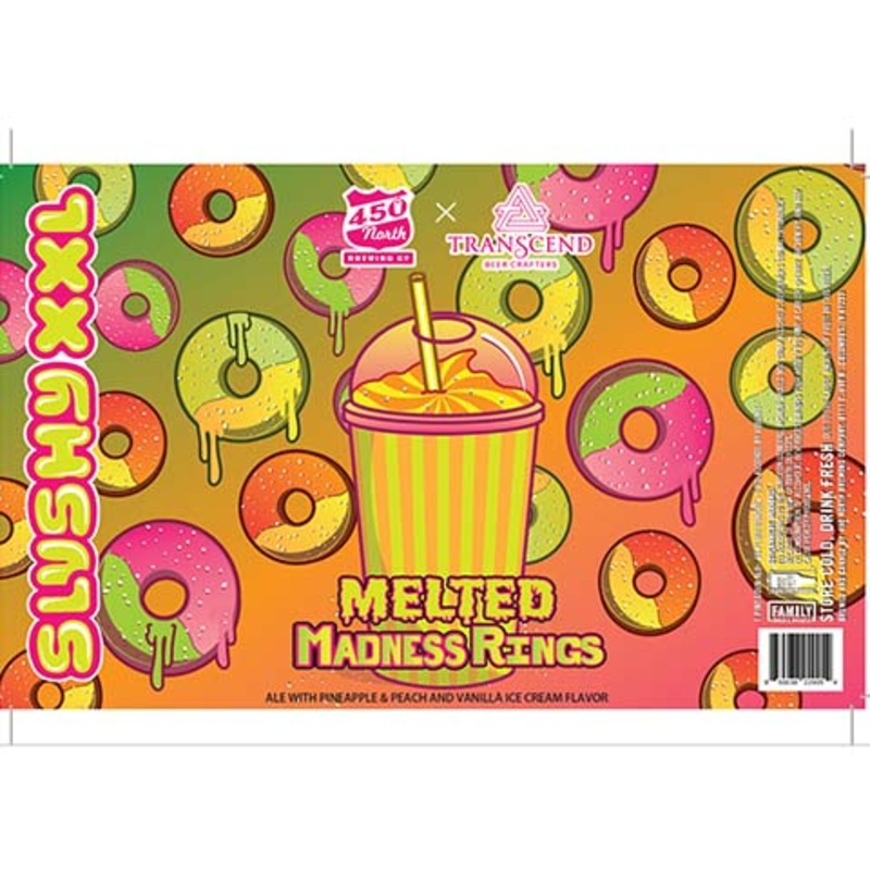 450 North Slushy XXL Melted Madness Rings Sour 16OZ SINGLE CAN