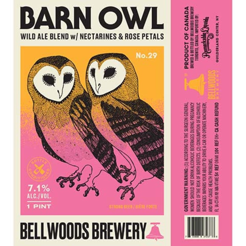 Bellwoods Barn Owl Wild Ale 16OZ SINGLE CAN