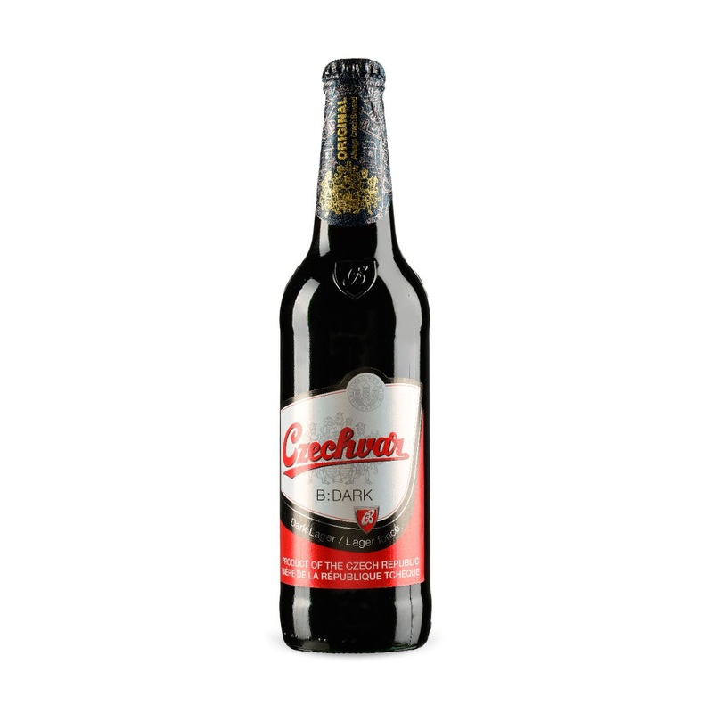 CZECHVAR DARK BEER 500 ML