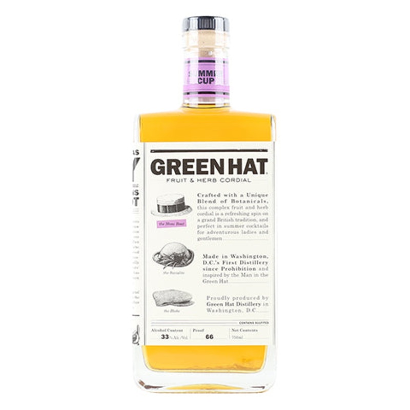 Green Hat Summer Cup Fruit & Herb Cordial 750ML BTL