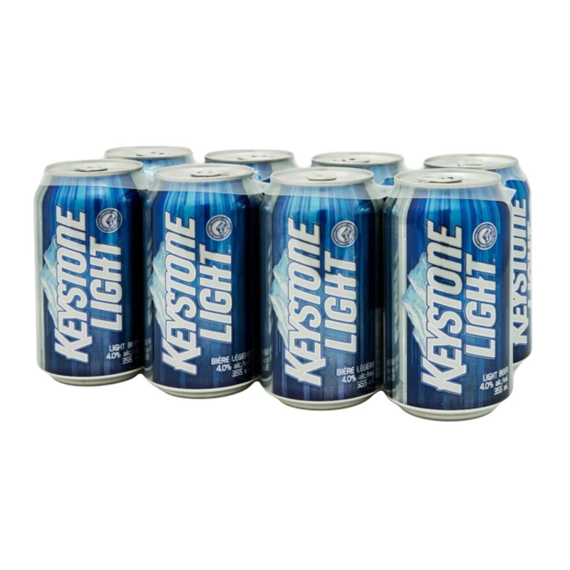 KEYSTONE LIGHT 355ML 8PK CAN @ Red Deer [1001884] 2840 ml