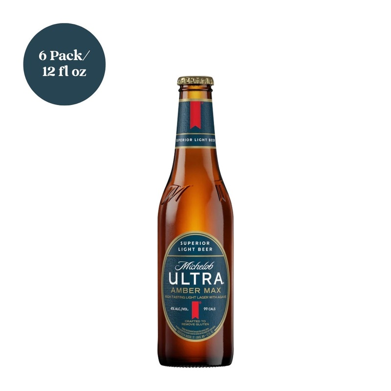 Michelob Ultra Amber Max Light Beer 6pk 12 fl oz Bottles