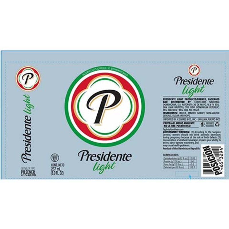 Presidente Light 8OZ SINGLE CAN
