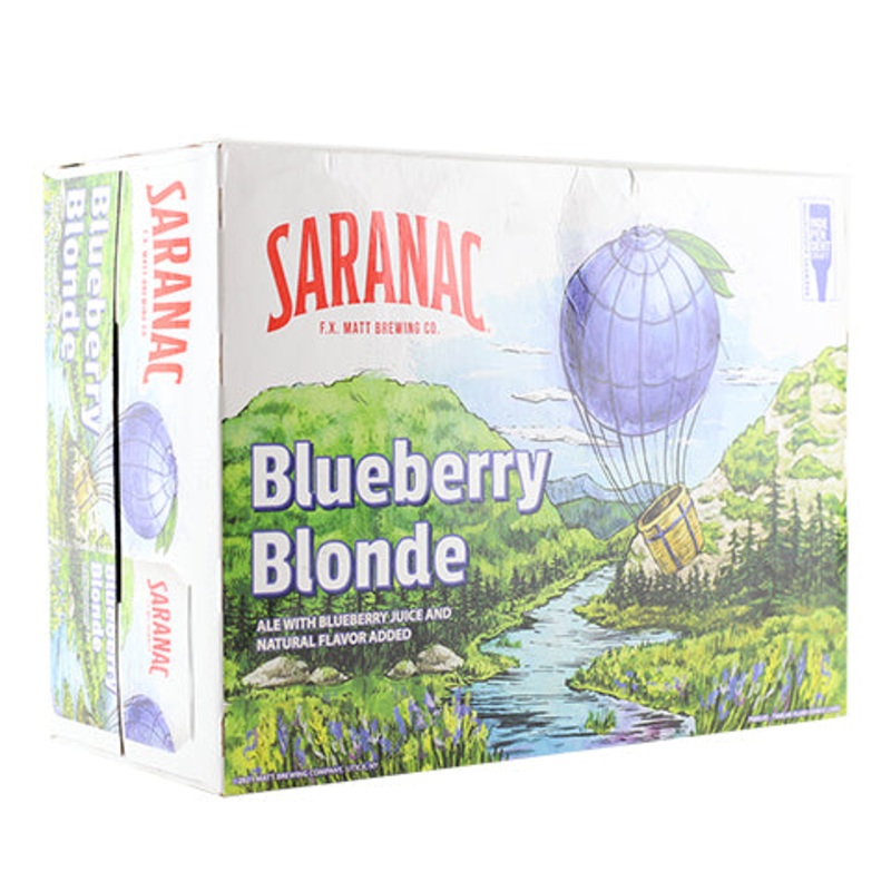 Saranac Blueberry Blonde Ale 12OZ SINGLE CAN