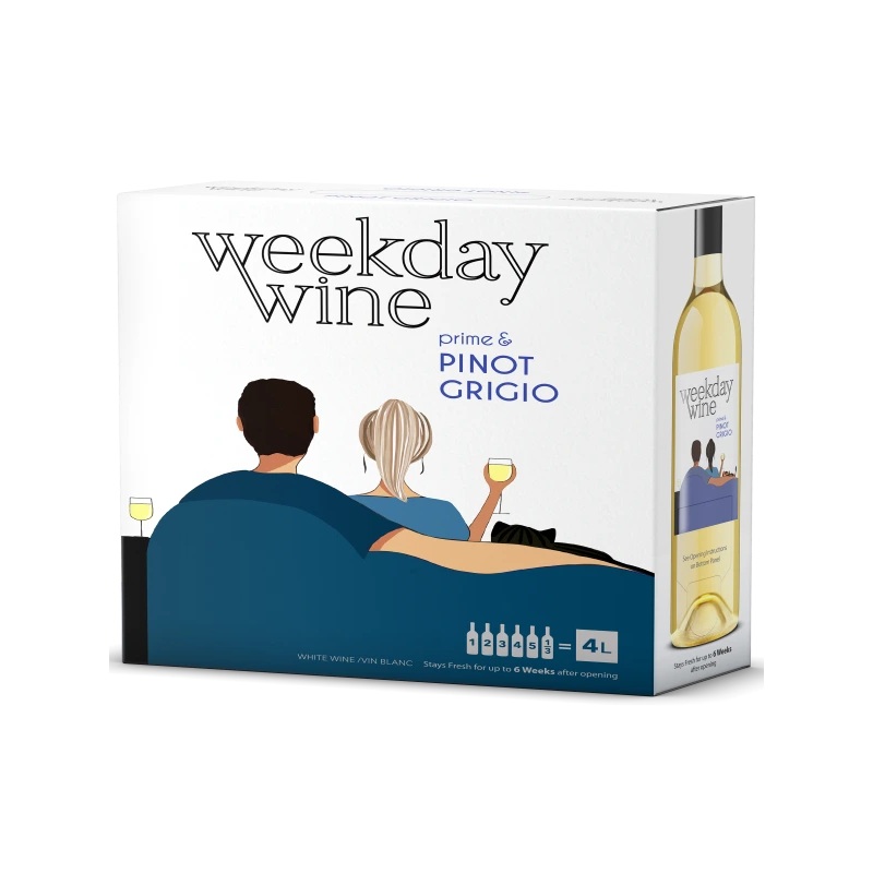 WEEKDAY WINE PINOT GRIGIO 4L @ Signal Hill [1026059] 4000 ml