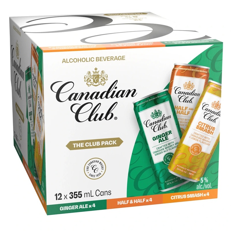 CANADIAN CLUB CLUB PACK 355ML 12PK CAN @ Lethbridge [1056150] 4260 ml