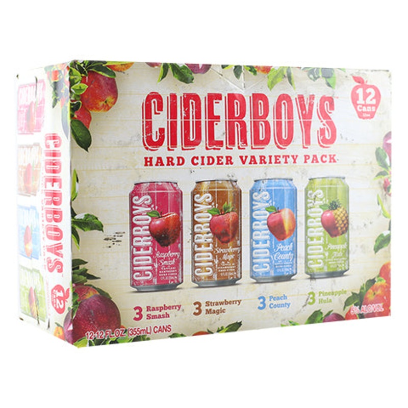 Ciderboys Hard Cider Variety Pack 12PK 12OZ BTL