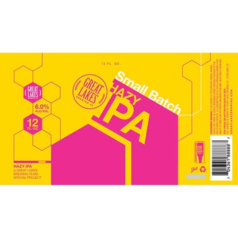 Great Lakes Small Batch Hazy IPA 12OZ SINGLE CAN