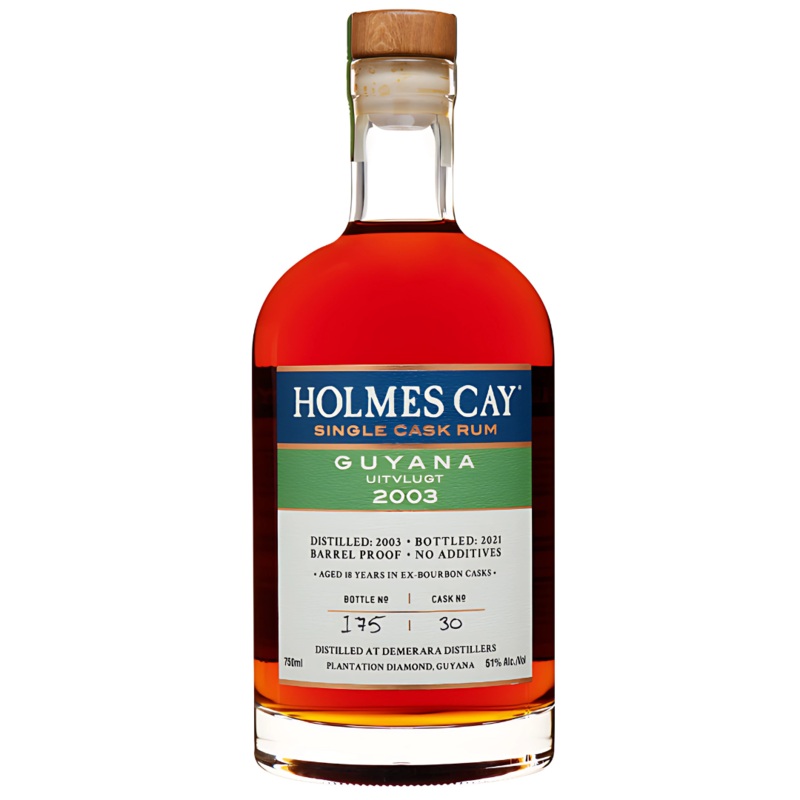Holmes Cay Guyana Uitvlugt 2003 Single Cask Rum