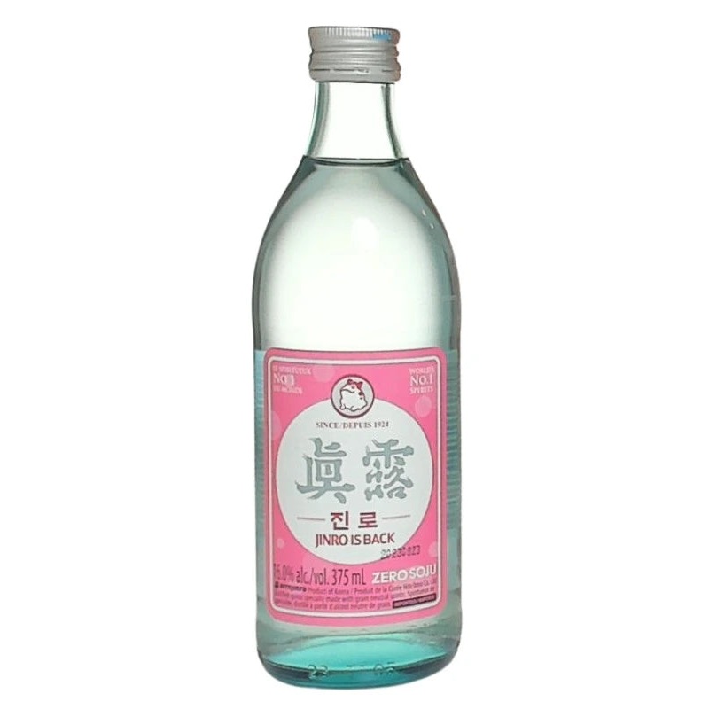 JINRO IS BACK ZERO SUGAR SOJU 375ML @ Sage Hill [1056610] 375 ml