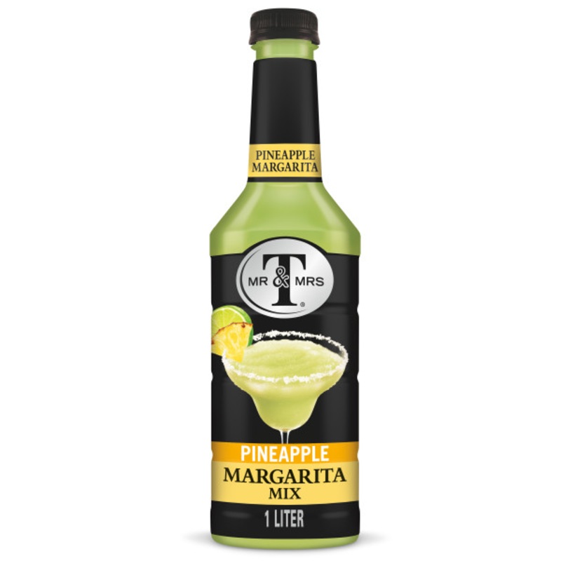 Mr & Mrs T Pineapple Margarita Mix Plastic 1L 1l Bottle
