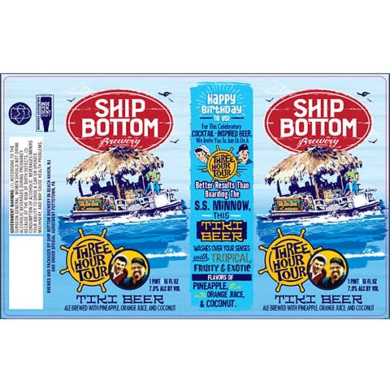 Ship Bottom Three Hour Tour 16OZ SINGLE CAN
