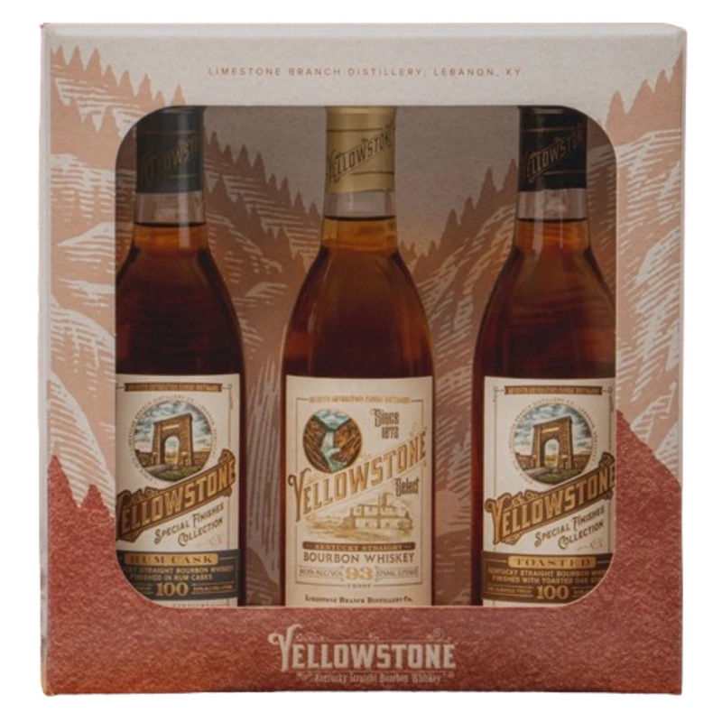 YELLOWSTONE KENTUCKY STRAIGHT BOURBON 375ML 3PK GP @ Sage Hill [1055235] 1125 ml