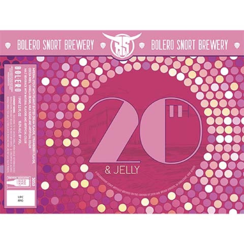 Bolero Snort 20th & Jelly Imperial Stout 19.2OZ SINGLE CAN