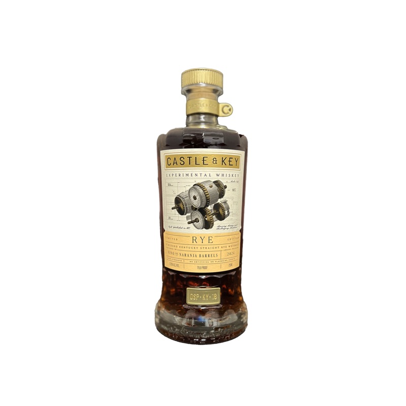 Castle & Key Cask Strength Rye Whiskey 750ML