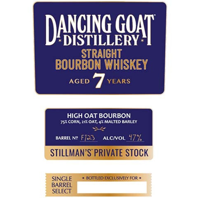 Dancing Goat Oat Bourbon Whiskey 750ML BTL