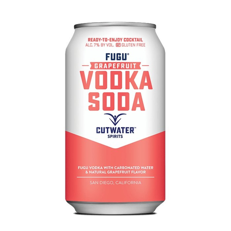 Fugu Grapefruit Vodka Soda (4 Pack – 12 Ounce Cans)